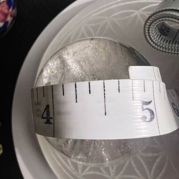 Garden Quartz Sphere with Rainbow Flash - Picture 12 of 14